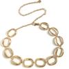 Chain Fashion Waist For Women With Metal Geometric Pattern And Classic Style