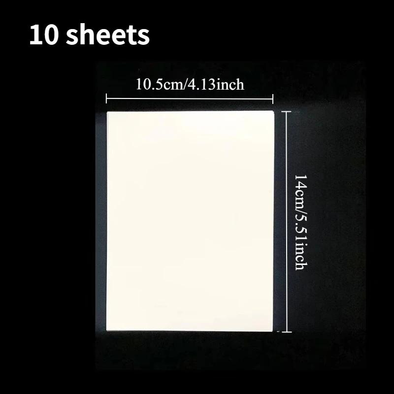 10 Sheets Cover Replacement Double Sided Diamond Painting Cover Dust Paper Oil Painting Paper Diamond Painting Accessories