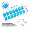 Ice Cube Trays 14 Grids Silicone Ice Cube Molds with Removable Lid Easy-Release For Cocktail Freezer Kitchen Tools