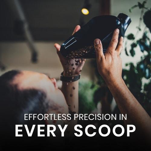 Rattleware Bean Scale Coffee Scoop, Black