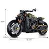 1/8 MOC Building Blocks Motorbike Model City Racing Vehicle Technical Bricks Birthday Gifts Toys for Kids Boys Children 634pcs
