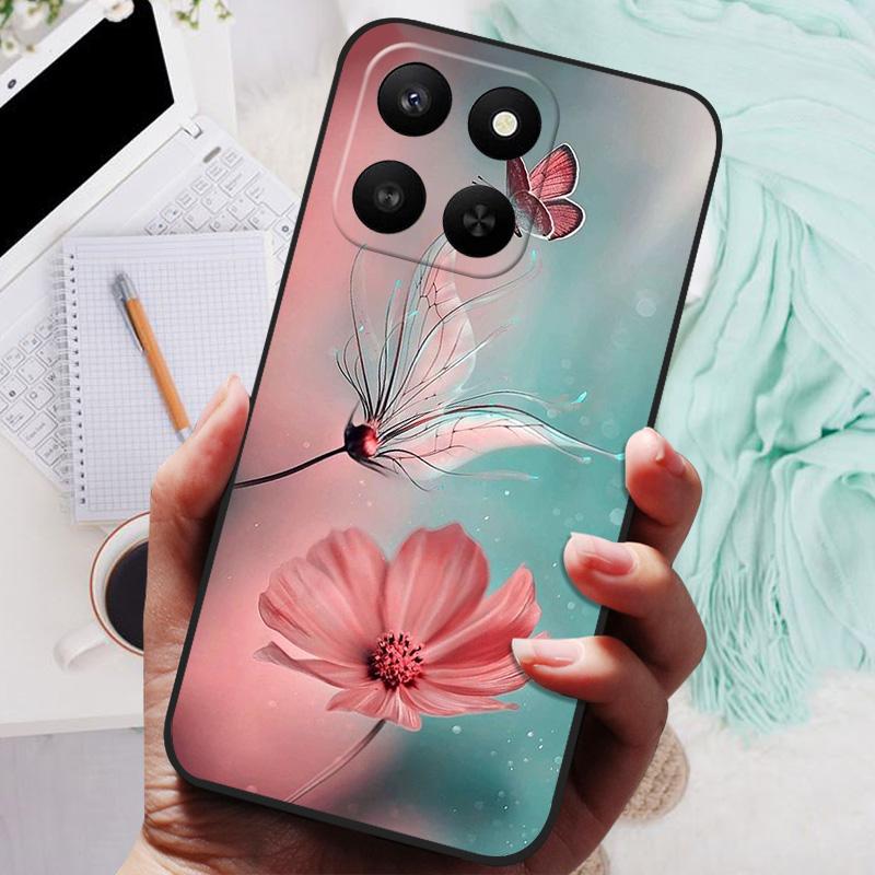 For Honor 400 Smart Case NEW TPU Silicone Shockproof Cat Phone Cover For Honor X7d 4G 5G / Play 10T 5GFunda Printing Soft Coque
