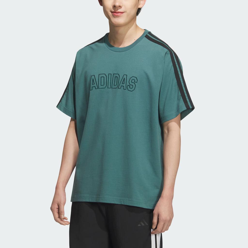 adidas SS25 Modern Logo Letter Sports Casual Short Sleeve T-Shirt Men T-Shirts KC2838