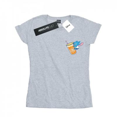 Womens/Ladies Lilo And Stitch Drink Cotton T-Shirt