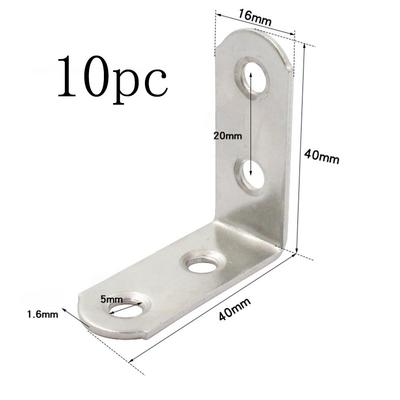 Countersunk Holes Design L Shape Brackets Stainless Steel Corners