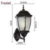 European Antique Modern Minimalist Waterproof LED Outdoor Wall Light for Courtyard and Landscape