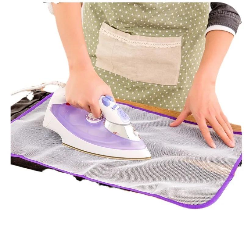 1 BUC de Pânză Protectoare pentru Călcat Rezistentă la Căldură de Culoare Aleatorie, Pad Durabil din Plasă de Poliester pentru Călcat în Siguranță cu Abur, Protejând Hainele și Mesele de Călcat