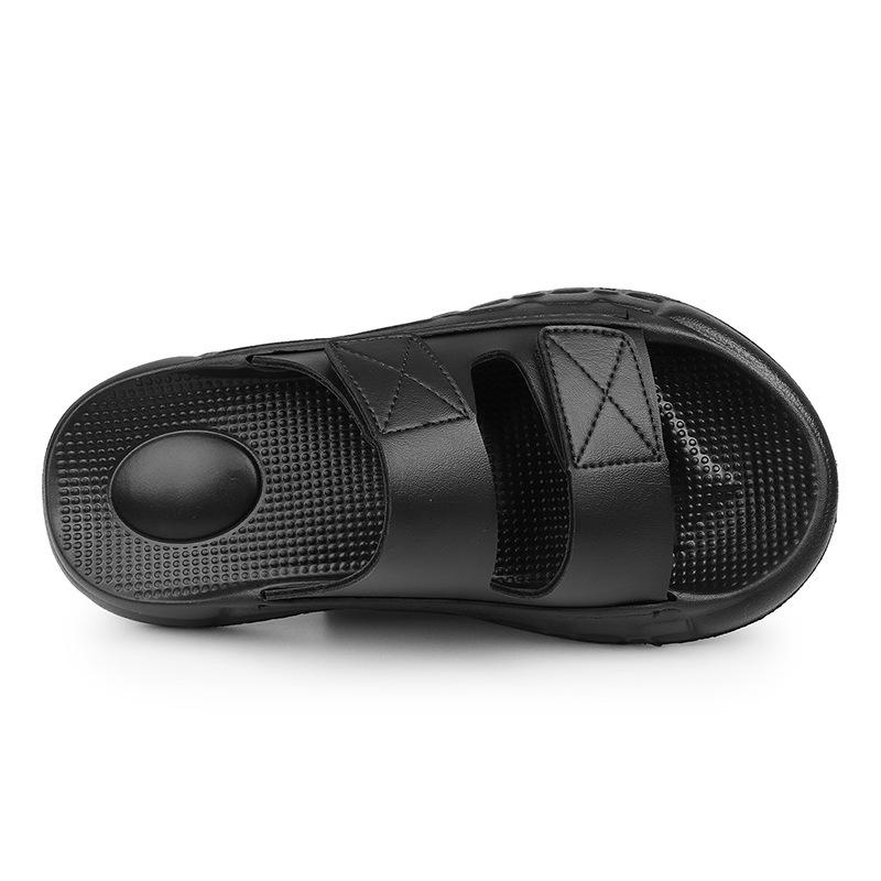 Slippers Summer Wear Non-slip Velcro Adjustable Casual Slippers Soft Bottom Outdoor Sports Sandals