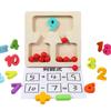 Children's mathematical enlightenment thinking training learning aids, Montessori early education puzzle digital toys