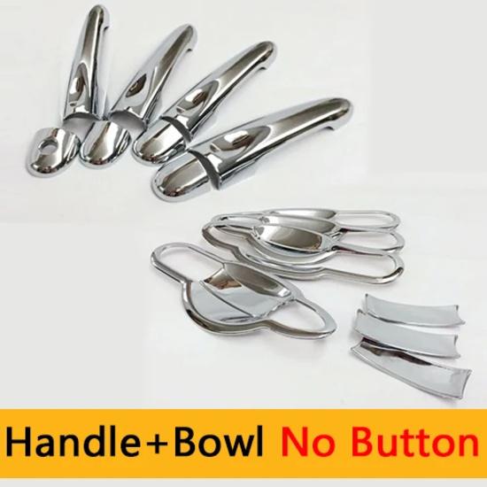 For Renault Captur Luxurious Chrome Door Handle Covers Accessories Stickers Car Styling 2013 2014 2015 2016