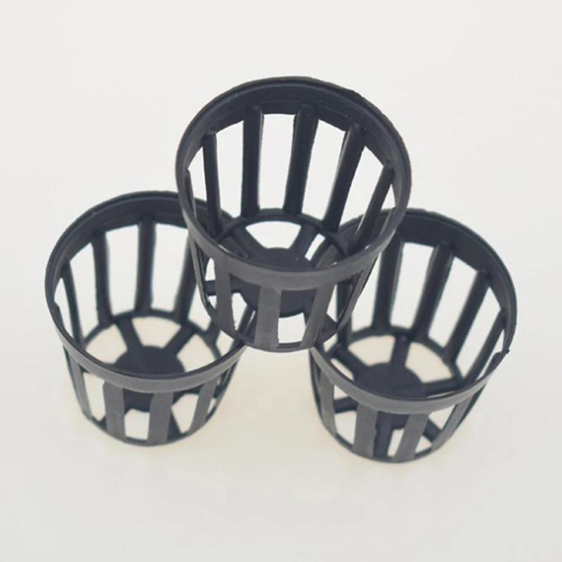 10 Pezzi Vasi Acquatici in Plastica Cestino per Acquario Pianta Acquatica Fiorita Erba Vaso Coltivazione e Acquario Vasca Pesci Decorazione Acquatica