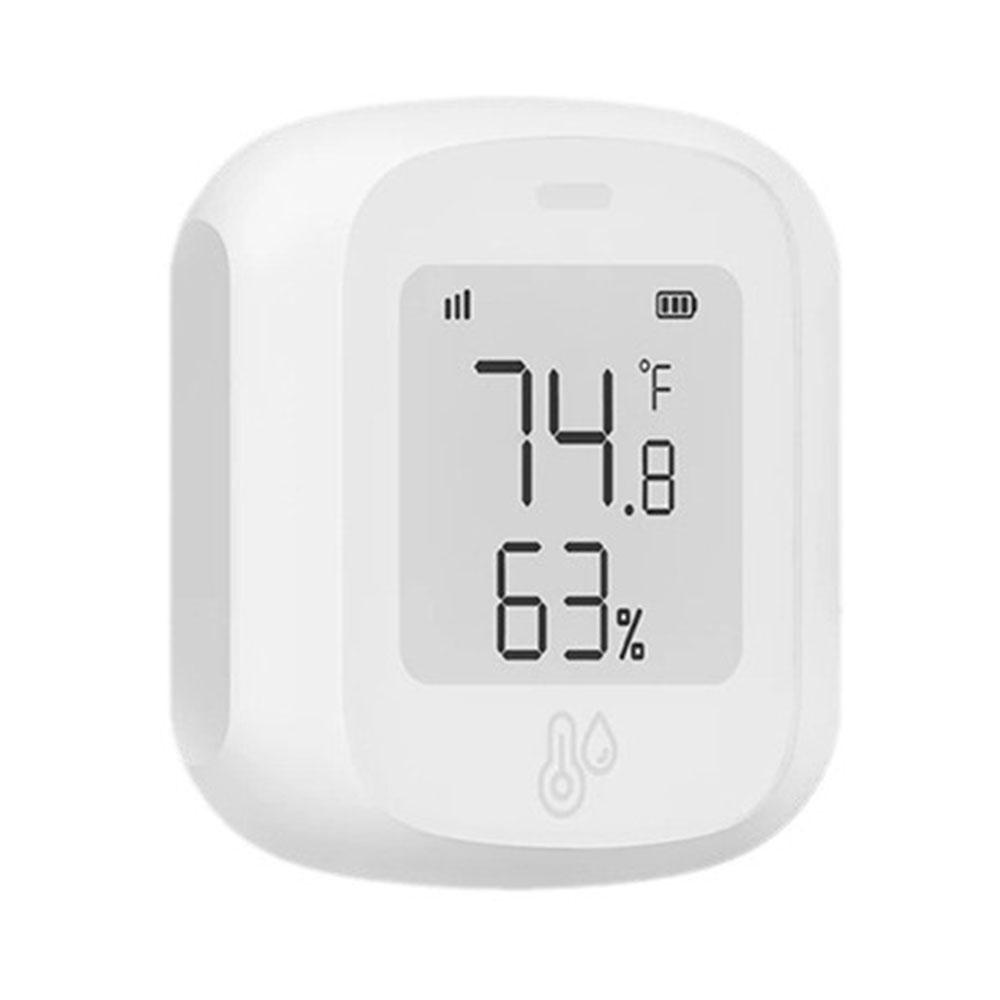 

TH10 Smart Wireless Temperature Humidity Sensor Referesh Button for Home Automation Remote Detection B