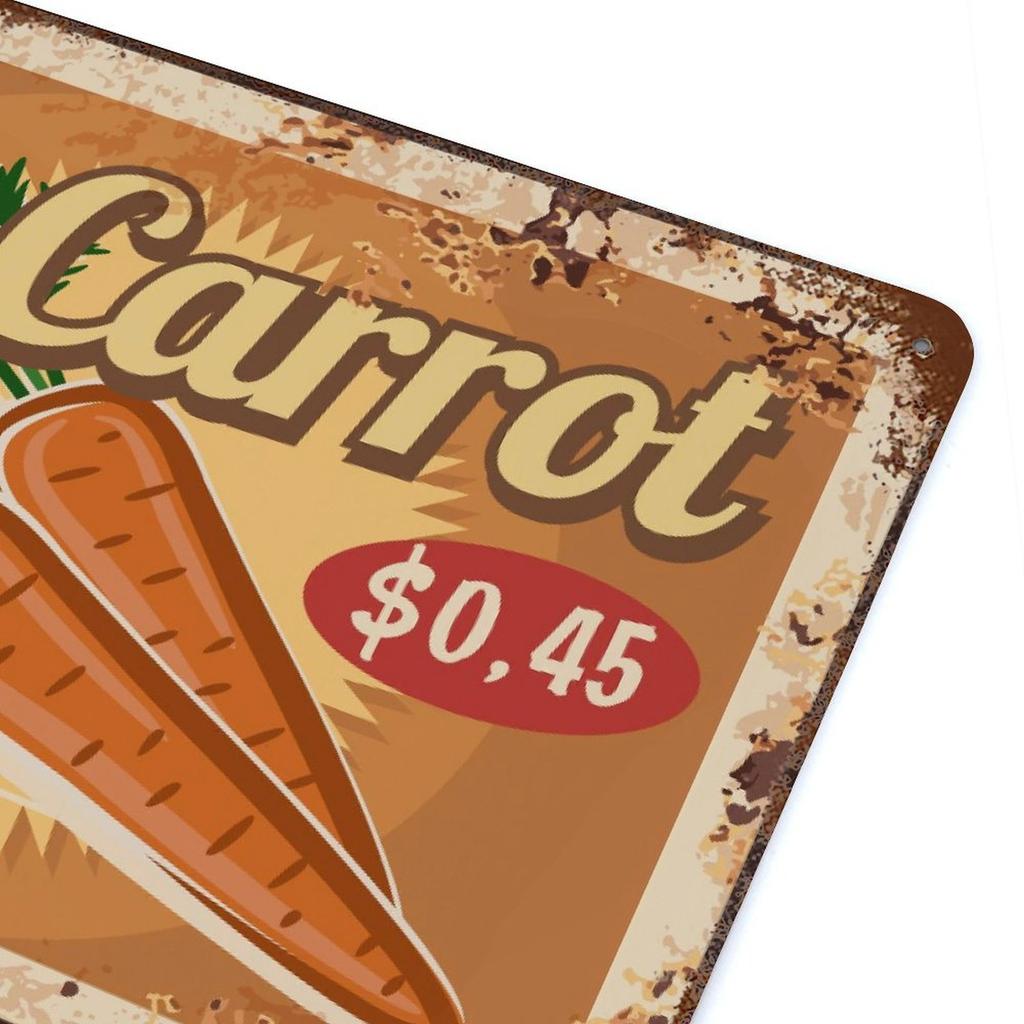 1er-Pack rustikales Metallschild im Used-Look, 20×30cm und 30×40cm, Vintage-Dekor für Barbereich, Café oder Wohnraum