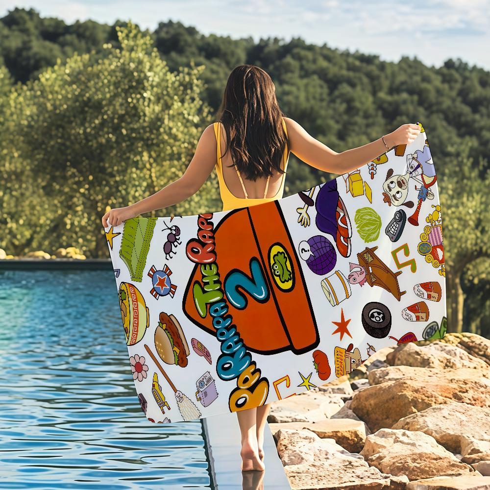 Music Game P-PaRappa the Rapper Towel Quick Drying Beach Towels Are Suitable For Swimming Pools Camping Yoga And The Gym