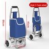 Carrello della spesa pieghevole leggero per salire le scale per la spesa