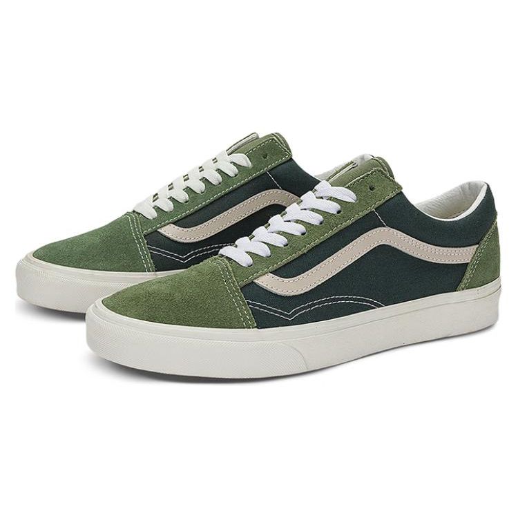 Vans Old Skool Suede Canvas Unisex Tri-Tone Green VN000CR5CX1