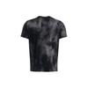 Under Armour American Vintage Logo Tie-Dye Print Crew Neck Short Sleeve T-Shirt Men T-Shirts Black 1382615-001