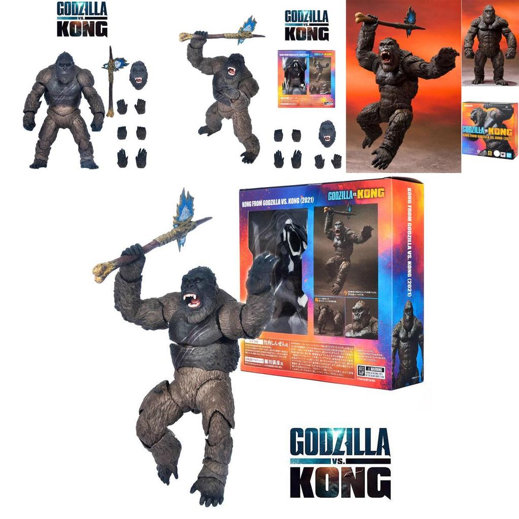 Godzilla Vs Kong King Kong Toy Model Figure Highly Posable Pvc Material 14cm Height