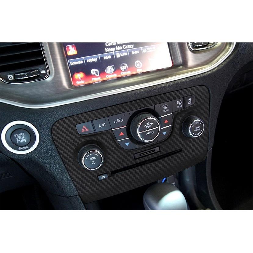 Car Air Conditioning Central Control Panel Decoration Cover for Dodge Charger 2011 2012 2013 2014 Interior Mouldings