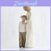 Resin Mother And Son Figurine Gift For Mothers Day And Family Celebration