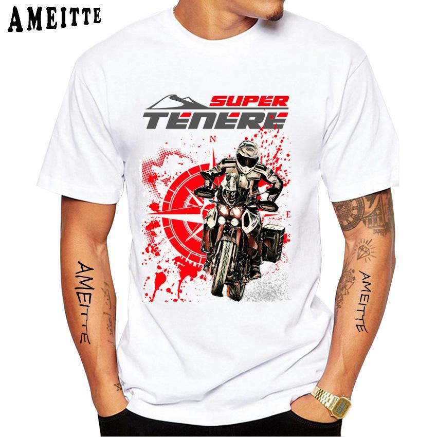 2025 New Tenere 700 Adventure SuperTenere 1200 Sport T-shirt Men Short Sleeve Ride Motorcycle T-Shirt Hip Hop Boy Riding  Tees