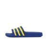 Adilette Comfortable Rubber Sole Silent Slide Sandals Unisex Sandals Blue Yellow EG1759