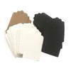 100Pcs  Kraft Paper Wedding Hang Tag Gift Tags Lace Scallop Head Label