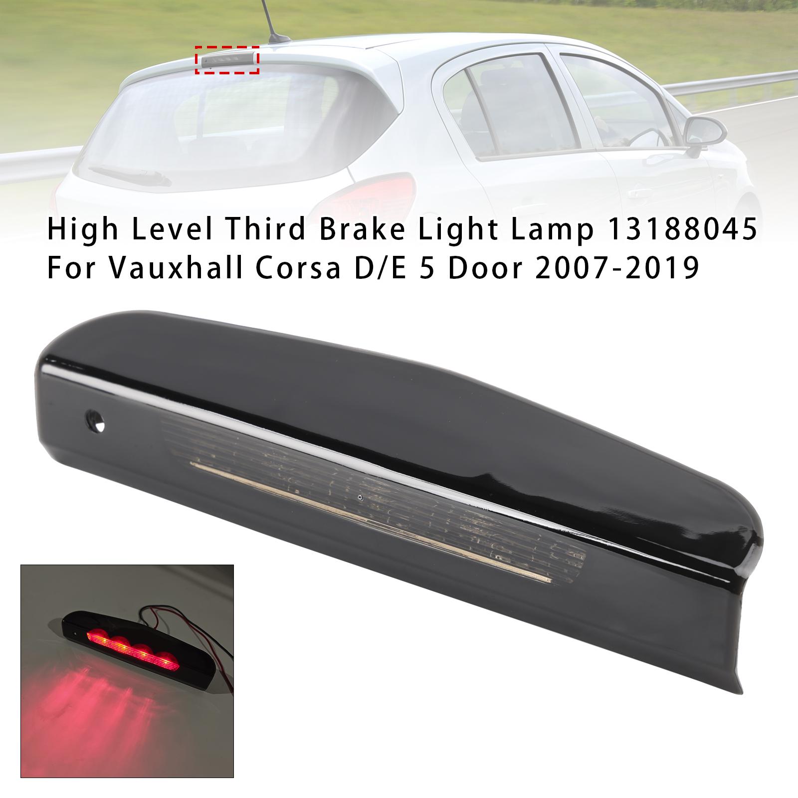 

High Level Third Brake Light Lamp 13188045 For Vauxhall Corsa D/E 5 Door 07-2019