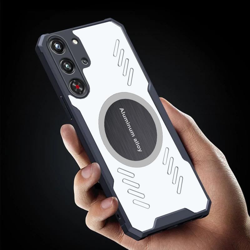 

Heat dissipation magnetic case Suitable for Nubian Red Devils 11 10 Air 10s Pro Plus mobile phone case Acrylic guarantee red magic 10air чёрный