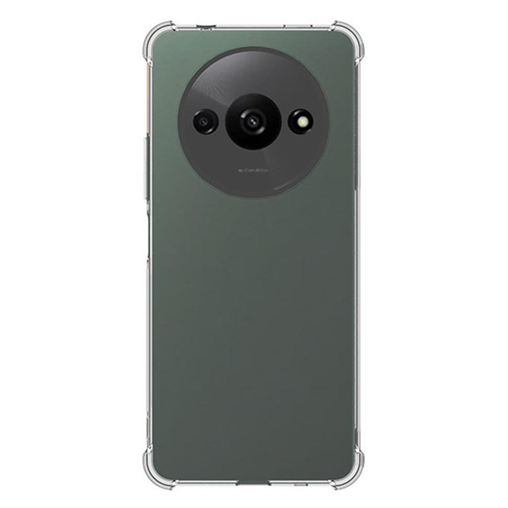 WANLONFENG WL Series For Xiaomi Redmi A3 4G TPU Case 2.0mm Phone Cover with Tempered Glass Film