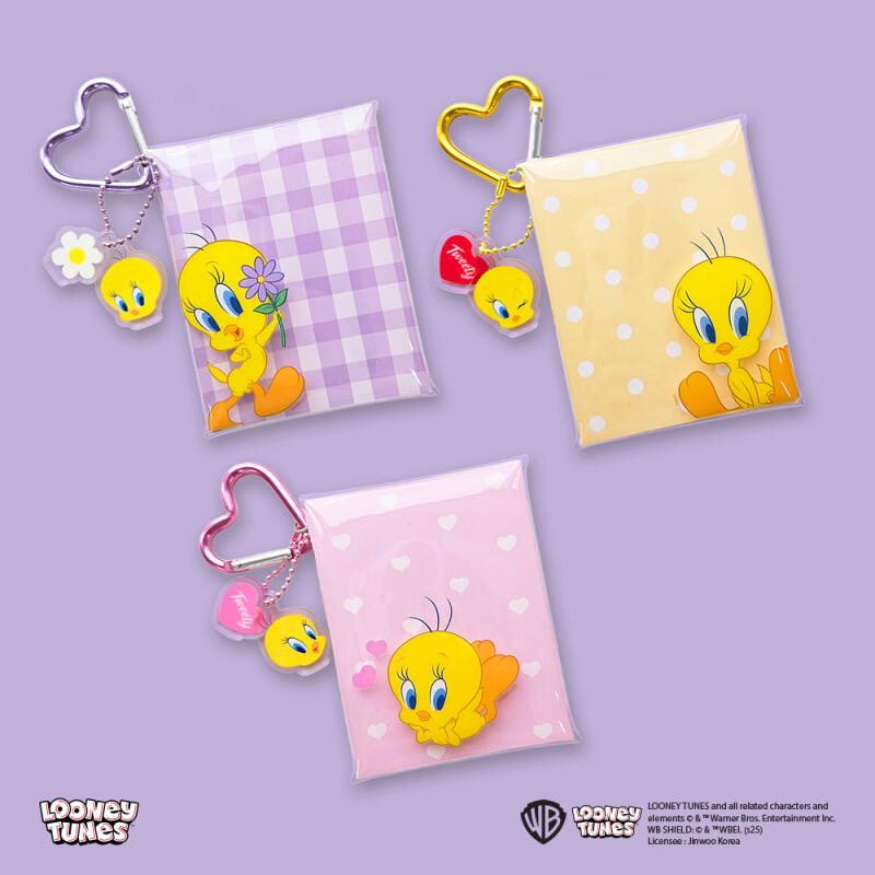 

Tweety Clear Pocket Pouch (3 types) pink