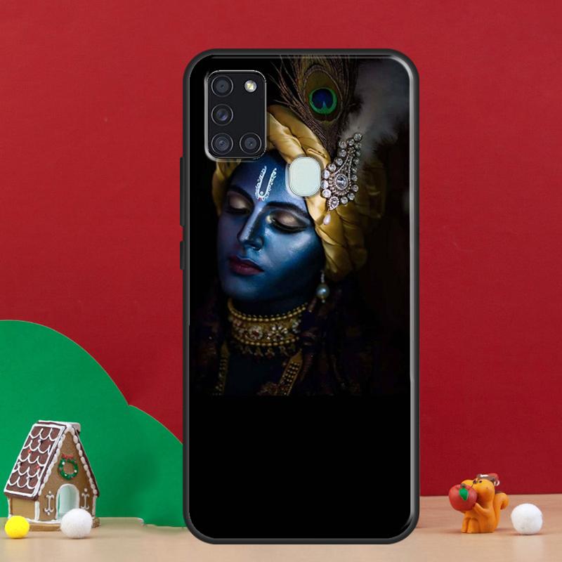 Indian God Lord Krishna Cover For Samsung Galaxy A54 A34 A14 A32 A12 A22 A52 A72 A13 A33 A53 A50 A52S A51 A71 Back Case