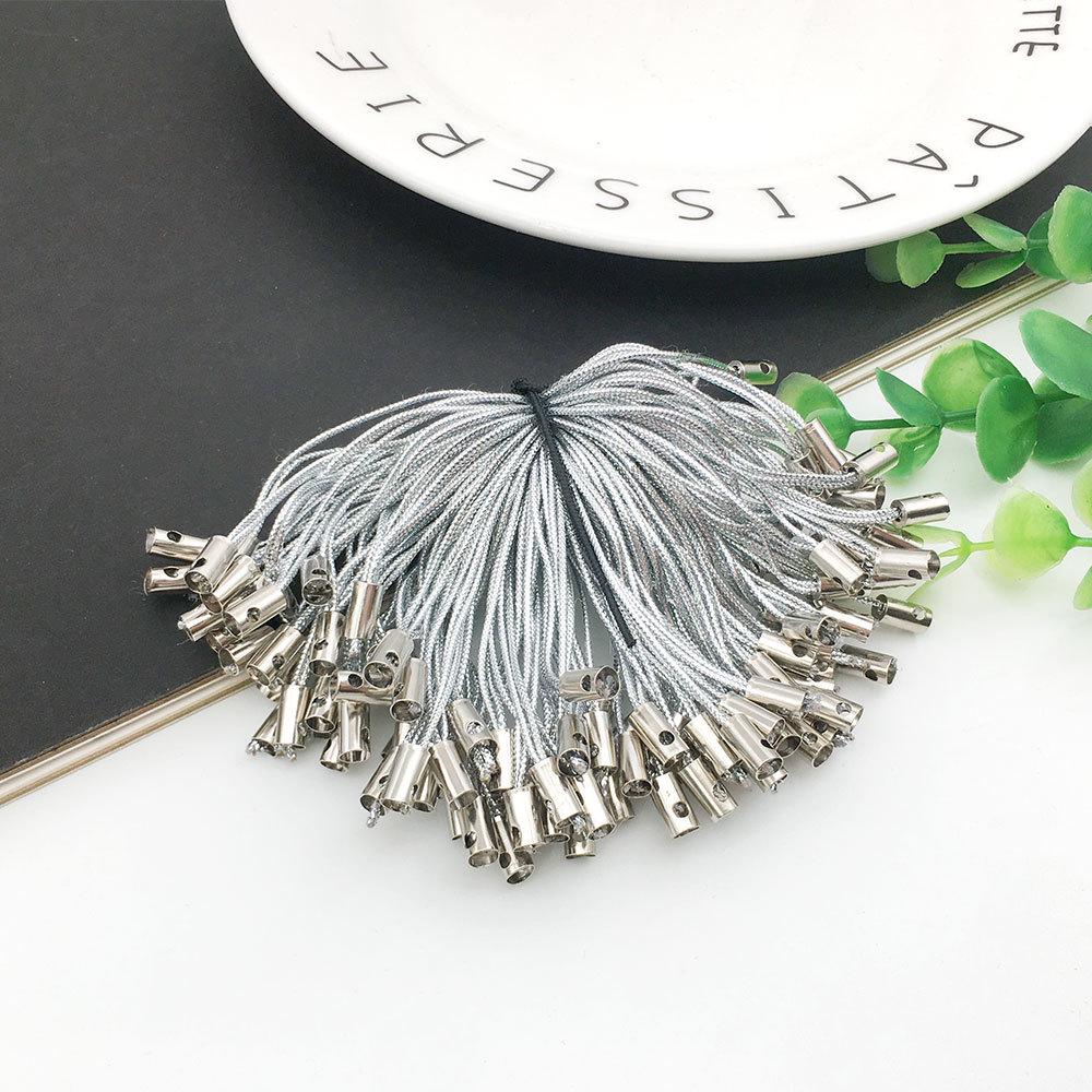 100-Piece Lobster Clasp Phone Lanyard for DIY Jewelry, Hanging Rope with Metal Buckle