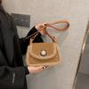 Plush bag women's autumn and winter 2025 new trendy retro handbag small square bag shoulder bag messenger bag