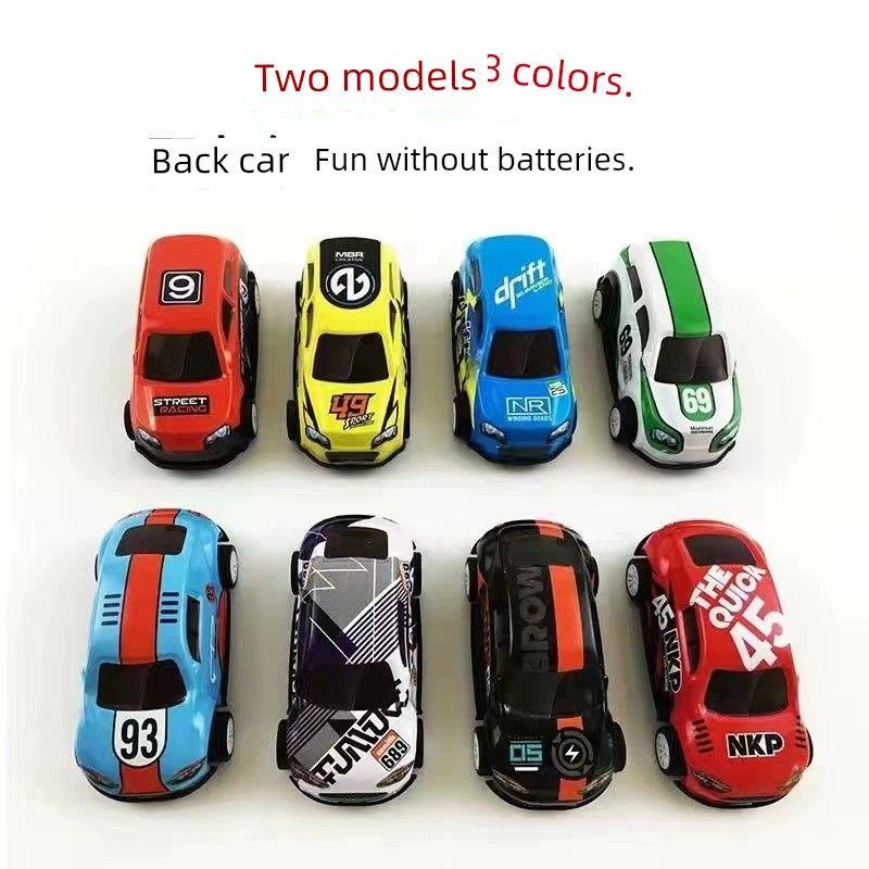 

Warrior Kids Drop-Resistant Mini Baby Gift Toy Car Racing car 7.5cm back car (8 pack not repeated)