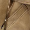 Brooks Brothers 80s 90s Old Double breasted Mouton coat 38 beige lunch Men's Used