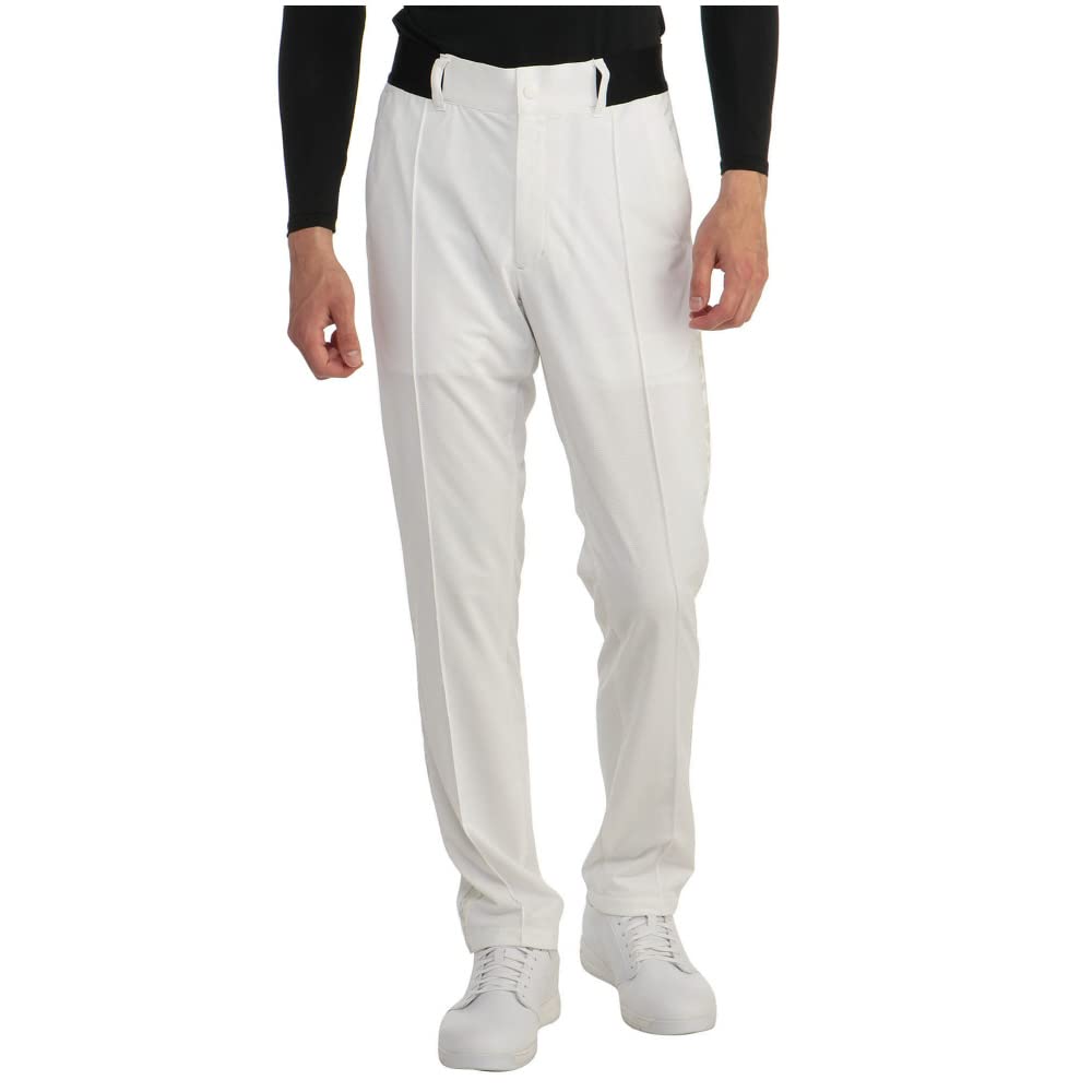 Mizuno E2MF2003 Stretch Mesh Move Size M Men's Pants, Moisture-Wicking, Quick-Drying, White,