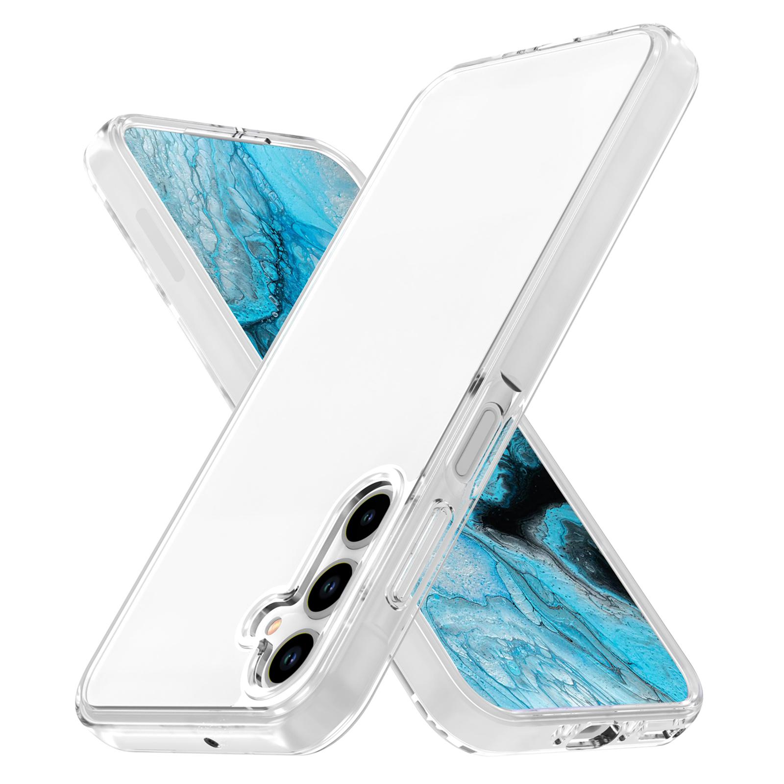 

For Samsung Galaxy A26 5G Case PC+TPU Shockproof Clear Phone Cover Transparent