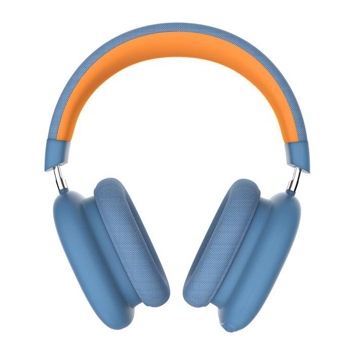 Casque Bluetooth - T'nB - Bounce Max - Autonomie 50 Heures - Réduction De Bruit Passive - Micro Intégré - Bleu