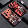 Bungo Stray Dogs Manga Soft Phone Case for Xiaomi Redmi Note 12 13 14 15 Pro Plus 11 12S 11S 11T 10 4G Black Cover Back Shell