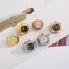 Creative finger ring watch mini quartz watch adjustable time watch ring simple stylish punk watch ring personalized mini clock 1