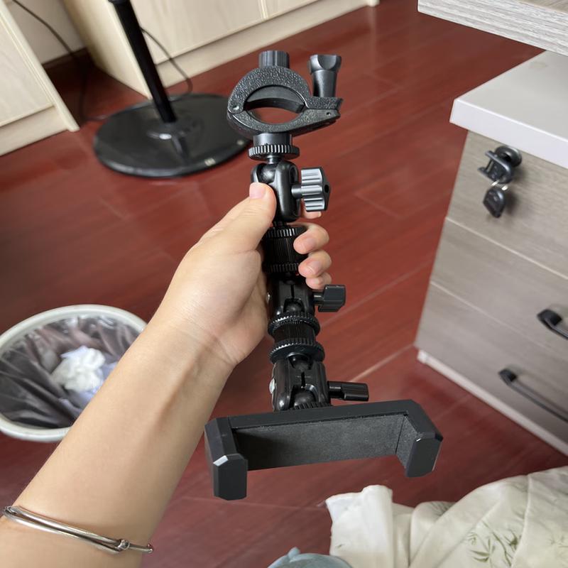Metal Crab Clamp Telescopic Phone Holder