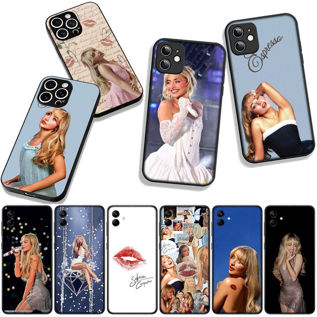 Sabrina Sc Carpenter Phone Cover for Apple iPhone 16 15 14 Plus 13 12 Mini 17 Pro Max + ProMax 16E Air Case
