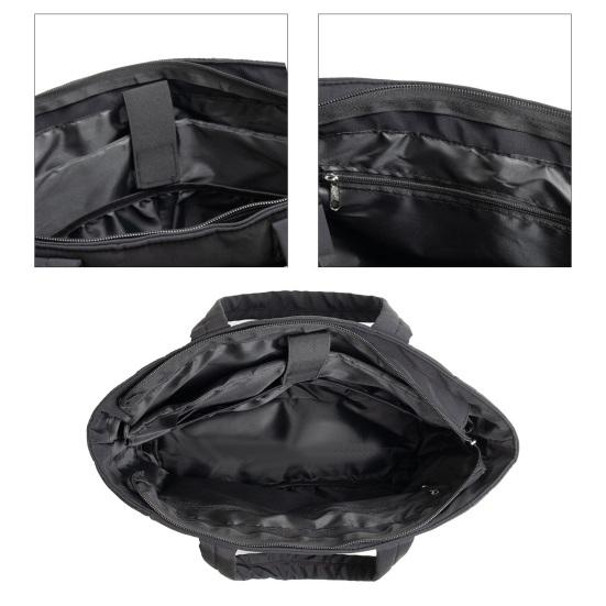 Umhängetasche Damen Gesteppte Tragetasche Große Kapazität Leichte Wasserdichte Handtasche mit Mehreren Taschen Laptop Arbeit Reisen Fitnessstudio Tragetasche