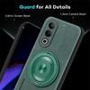 For OnePlus ACE 3 3V Fine Hole Sheepskin Swivel Bracket Magnetic Soft Edge Anti Drop Anti Fingerprint Phone Case