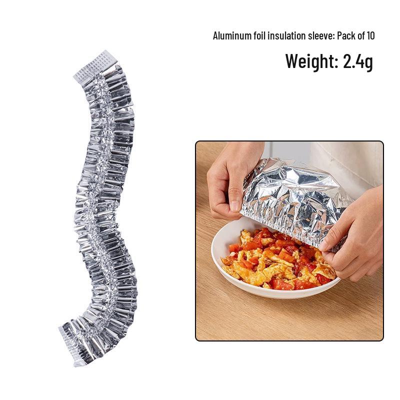 

Disposable Aluminum Foil Insulation Cover for Dining Table - Heat Retention, Insect Protection, and Freshness Preservation