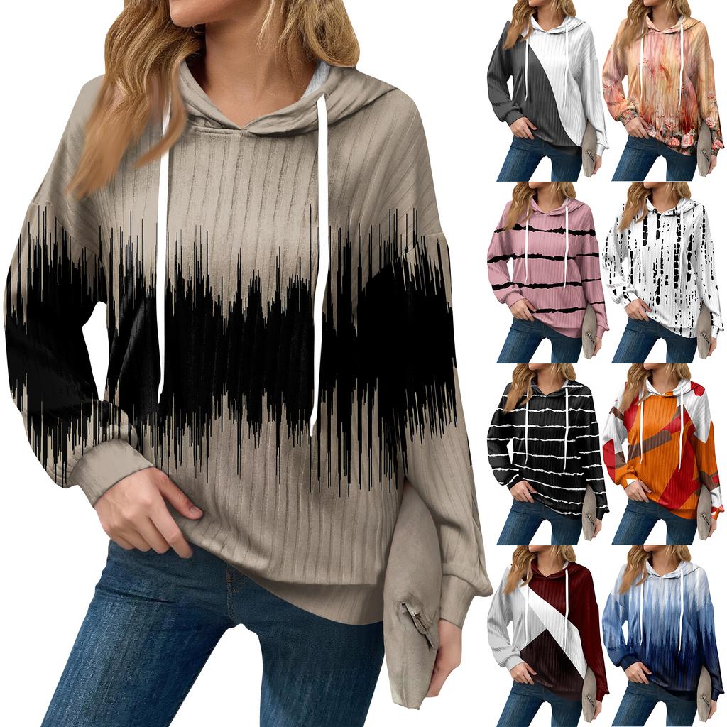 Dámské mikiny Oversized Zimní Roztomilé Mikiny Pulovr Trendy Podzimní Oblečení