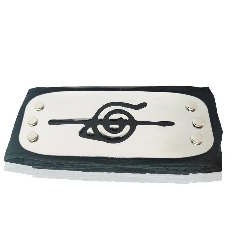 Anime Figures Headbands Guard Ninja Accessories Uzumaki Hatake Kakashi Head Belt Cosplay Props Kids Toys Cool Gift