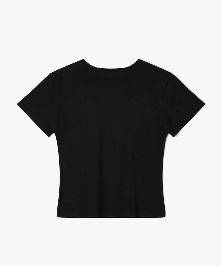 Hilukaakaibeu Hiruka Signature Cotton Slim Fit Short Sleeve T-Shirt