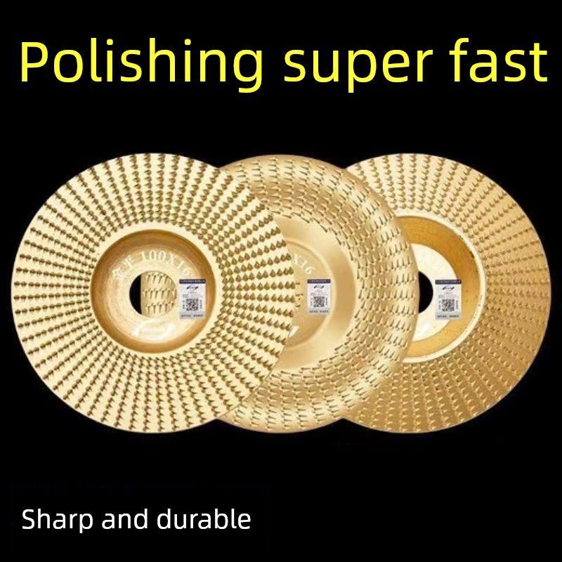 

Angle Grinder Grinding Polishing Pad Wood Polishing Pad Wood Grinding Tool Polishing Wheel Handy Gadget Woodworking Grinding Disc Thorn Plate 3 planes [thickened + durable]]